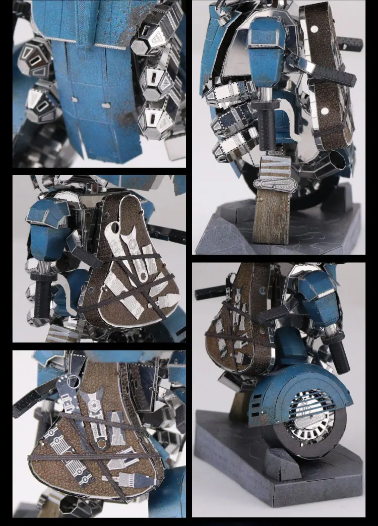 MU Sqweeks последний рыцарь DIY 3D металлическая головоломка Сборная модель наборы головоломки игрушки YM-N054-C