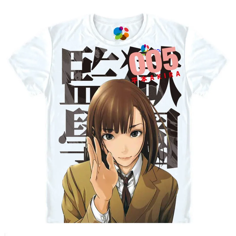 Аниме рубашка Coolprint футболки для школы тюрьмы многостильные рубашки Meiko Shiraki Hana