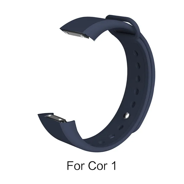 SIKAI Sillicone ремешок для часов Huami Amazfit Cor Сменные удобные цветные часы-браслет для Xiaomi Cor A1702 band - Цвет: Dark Blue  for cor1