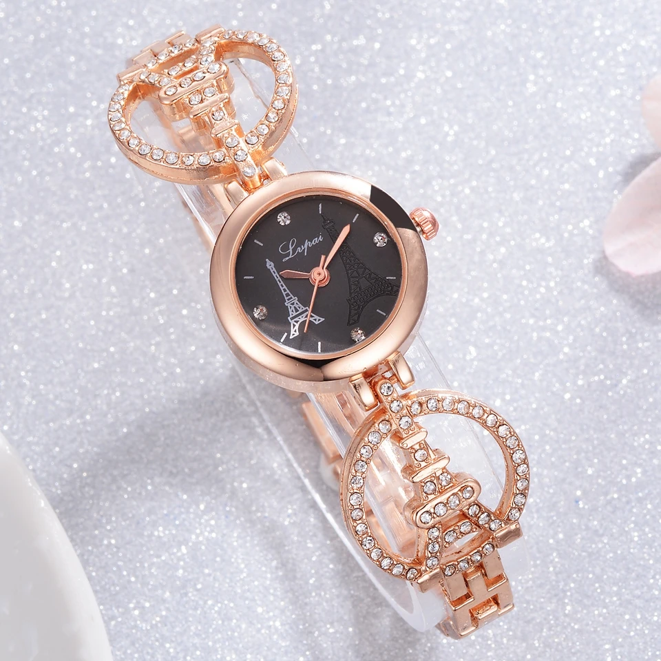Часы наручные Lvpai женские кварцевые брендовые Роскошные креативные с