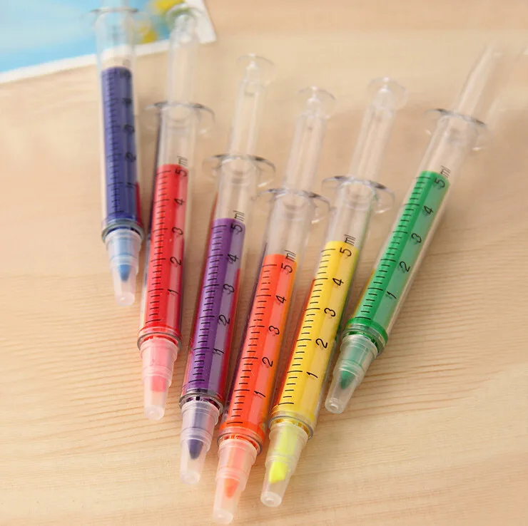 B48 6 шт./лот креативный стиль впрыска красочный маркер, фломастер Рисование Shool поставка награждение учеников канцелярские принадлежности подарок для детей