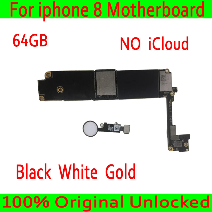 100% оригинальная материнская плата 64 ГБ для iphone 8 4 7 дюйма разблокированные