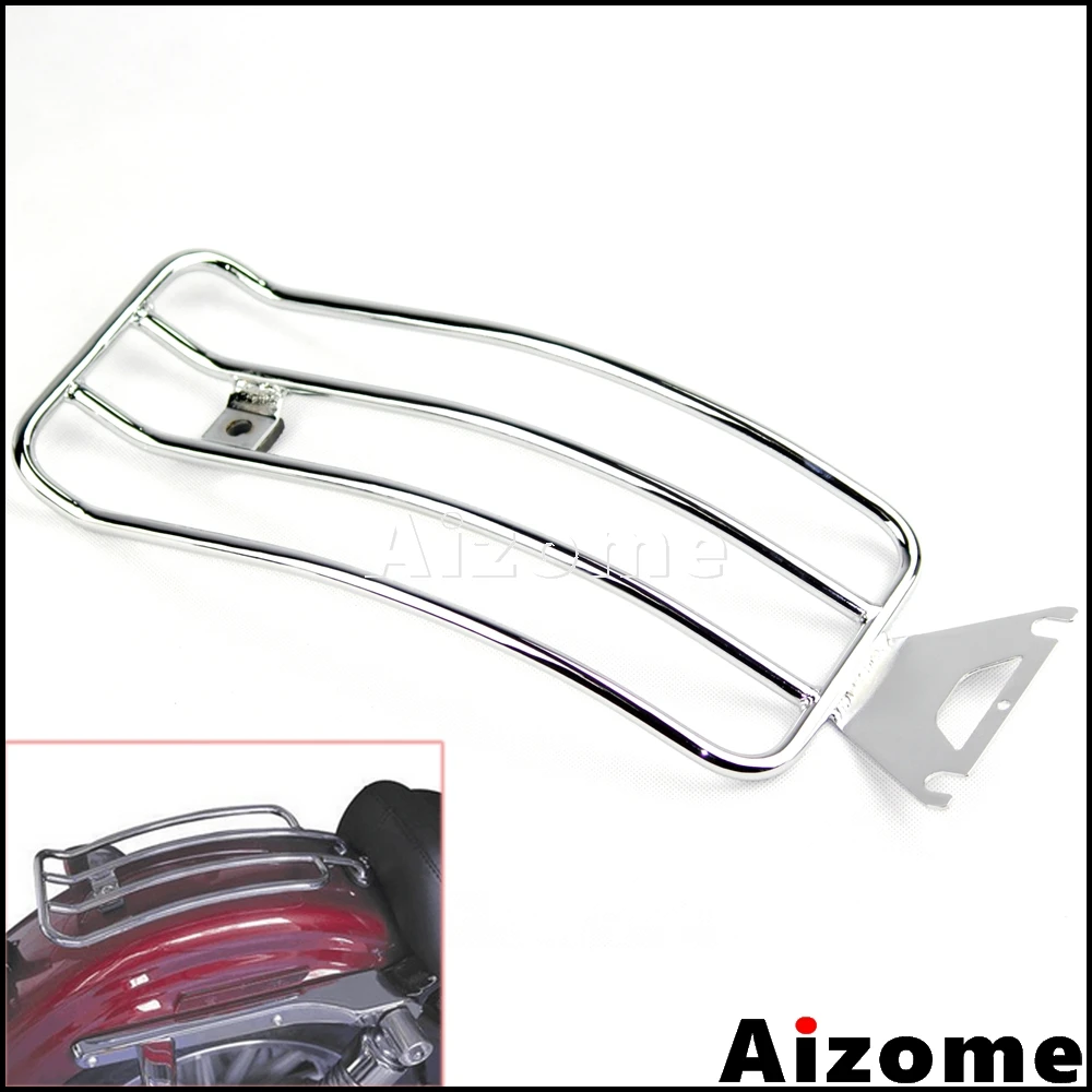 

Motorcycle Chrome Rear Fender Luggage Rack For Harley Touring Electra Glide FLHT Road King FLHR Street Glide FLHX
