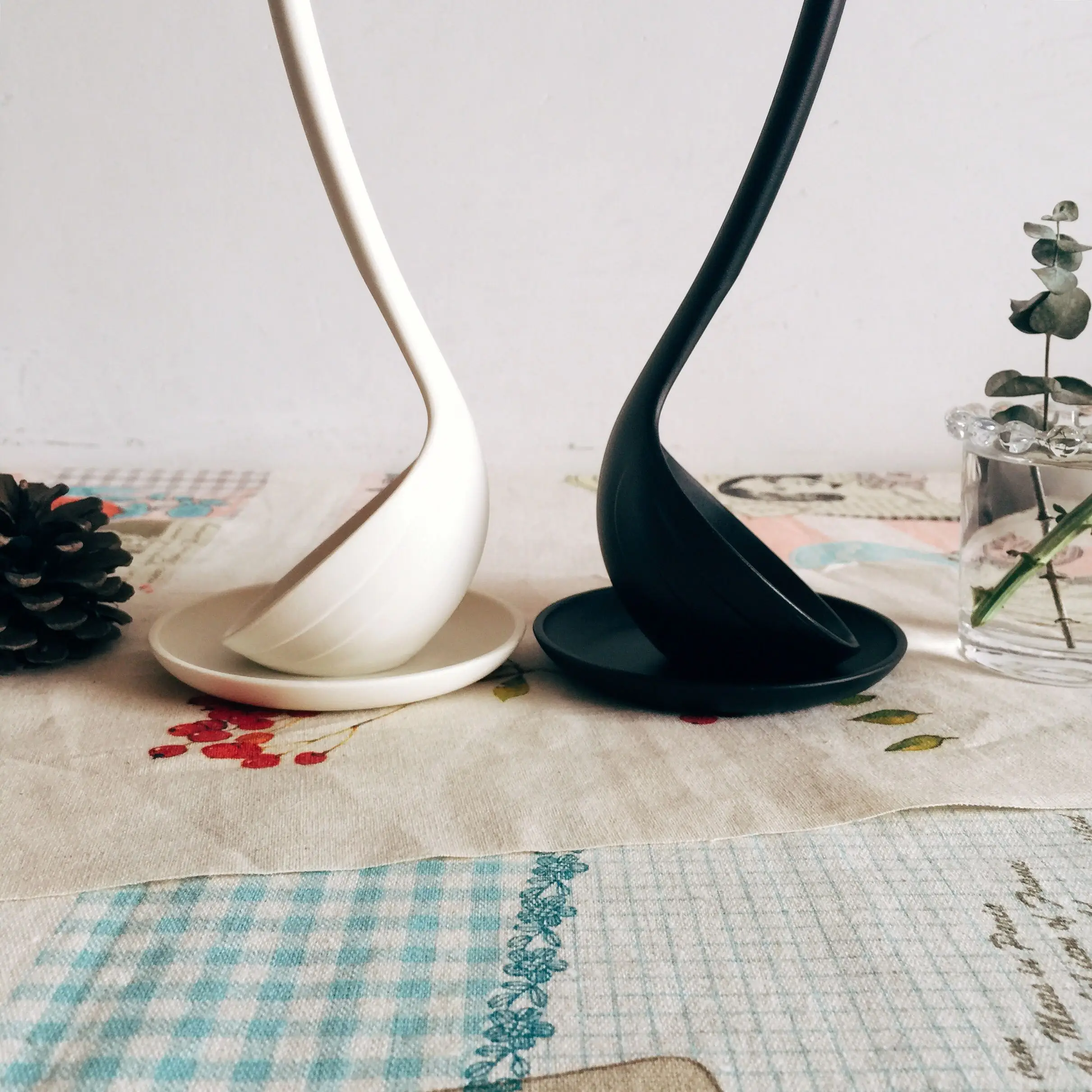 2 цвета домашняя отделка кухни Ресторан посуда принадлежности красивый Лебедь