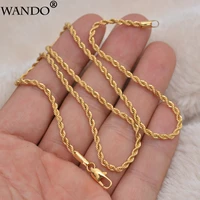 wando trendy gold color bracelet copper bracelet chain birthday gift souvenir bracelet gold jewelry for women