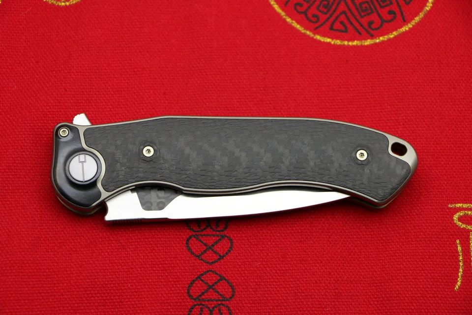 VENOM BONE DOCTOR M390 сталь титан CF Флиппер Складной нож Открытый Кемпинг Охота выживания карманные Кухонные Ножи EDC инструмент