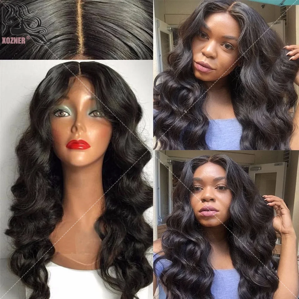 Оценка 8А 4*4 Шелковый Топ Полное Кружева Парики Объемная Волна Малайзийские