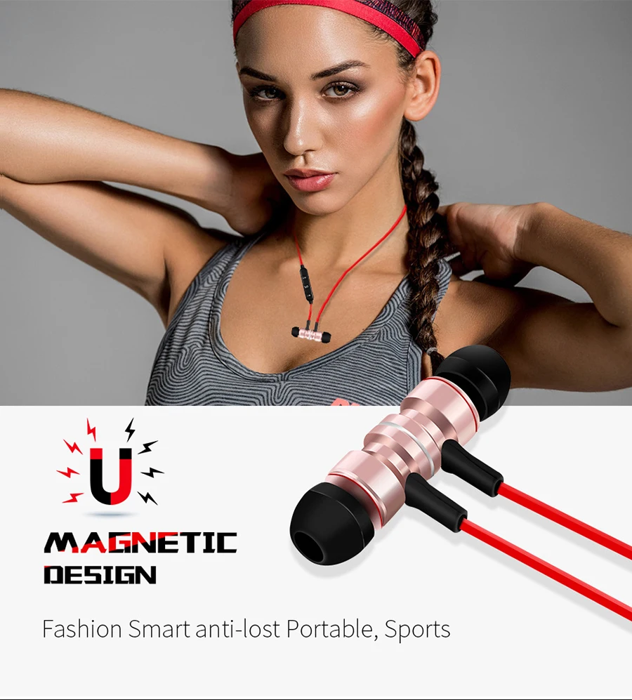 YOU FIRST Bluetooth наушники Беспроводная гарнитура с микрофоном Handsfree спортивные Bluetooth наушники стерео магнитные Auriculares