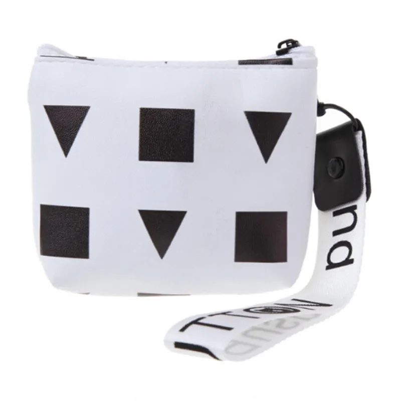 Женский модный кошелек для монет геометрический элемент калькулятор держатель с