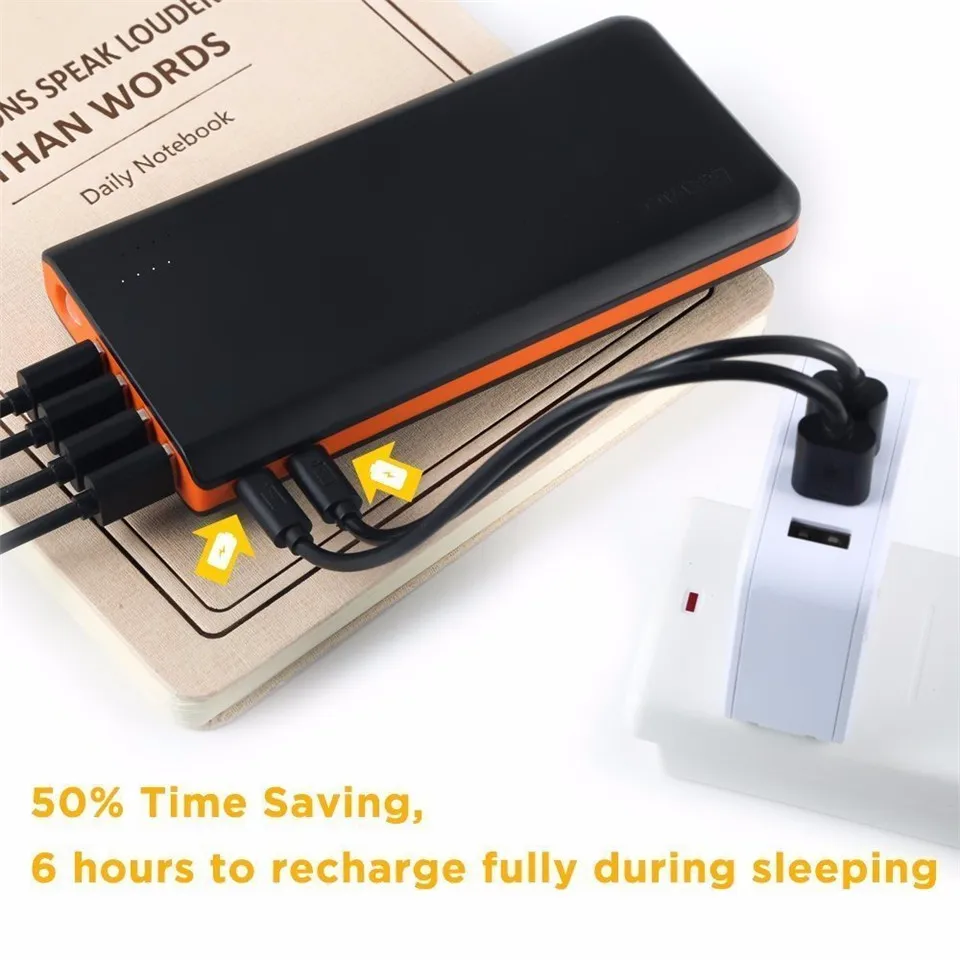 20000 мАч Запасные Аккумуляторы для телефонов Портативный Зарядное устройство с