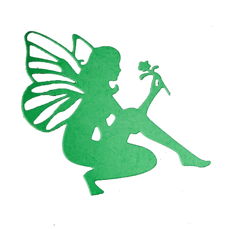 Grite бабочка девушка цветок Новые Металлические Стальные режущие трафареты для