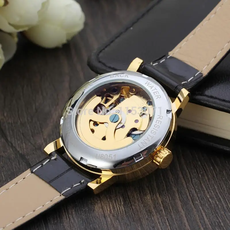 WRL8048M3G8 новейший победитель автоматический скелетоны для женщин золотого цвета с