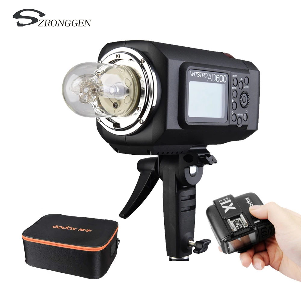 Godox Wistro AD600 TTL600Ws GN87 HSS 1/8000S флэш Светильник w/2 4G X System 8700mAh Li on Battery|godox wistro|godox wistro ad600flash