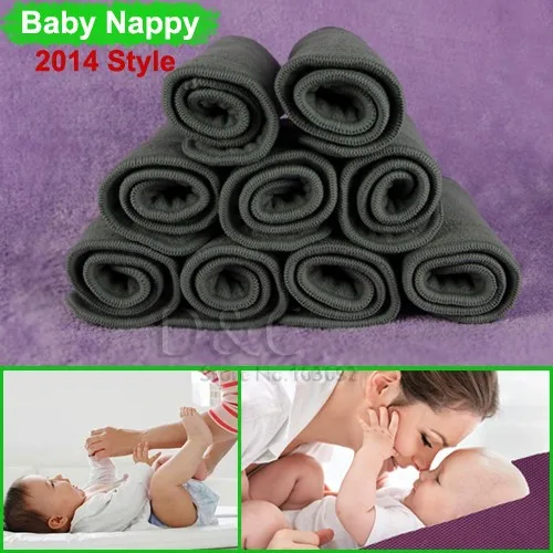 Бесплатная доставка Детские моющиеся многоразовые подгузники из натуральной