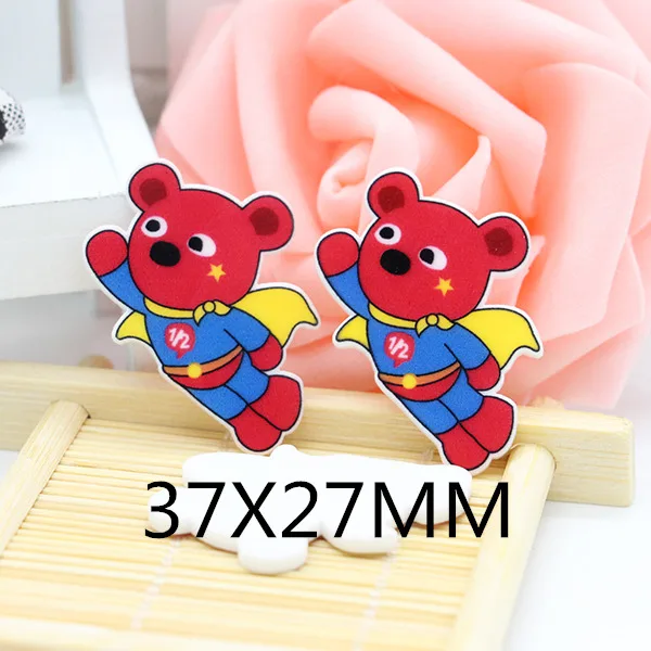 Free shipping 25pcs/lot 34*24MM cartoon character planar resin BIHAIYUAN | Дом и сад