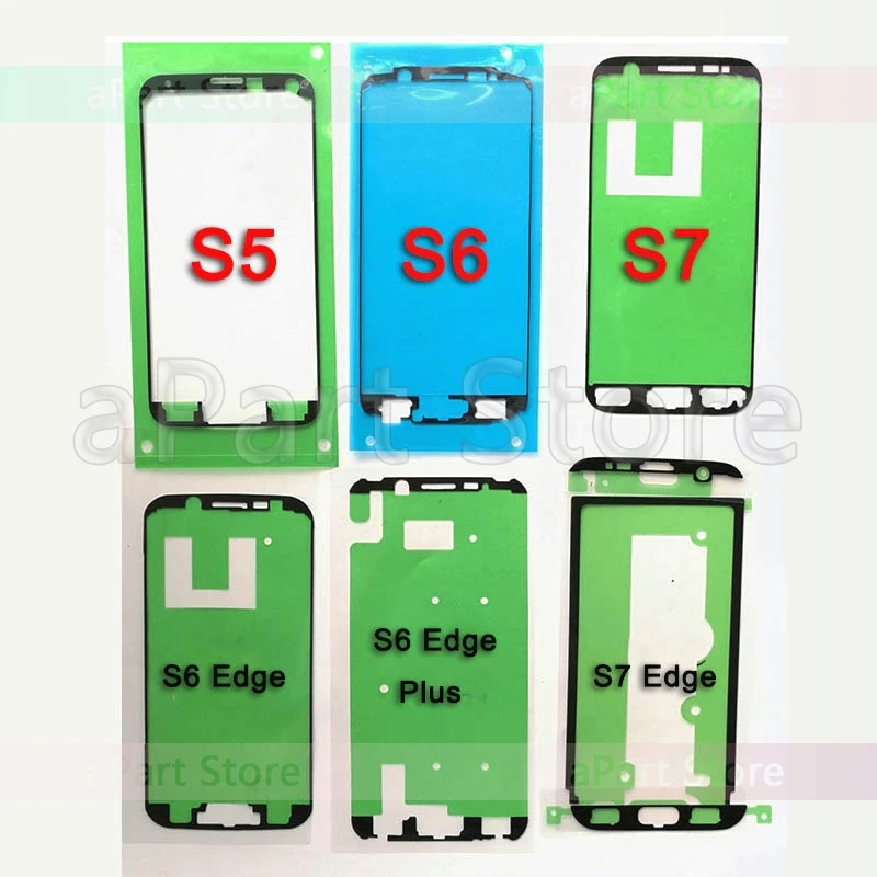 Оригинальный клей для Samsung S3 I9300 S4 I9500 S5 G920 S6 S7 Edge S8 Plus ЖК-дисплей рамка стикер