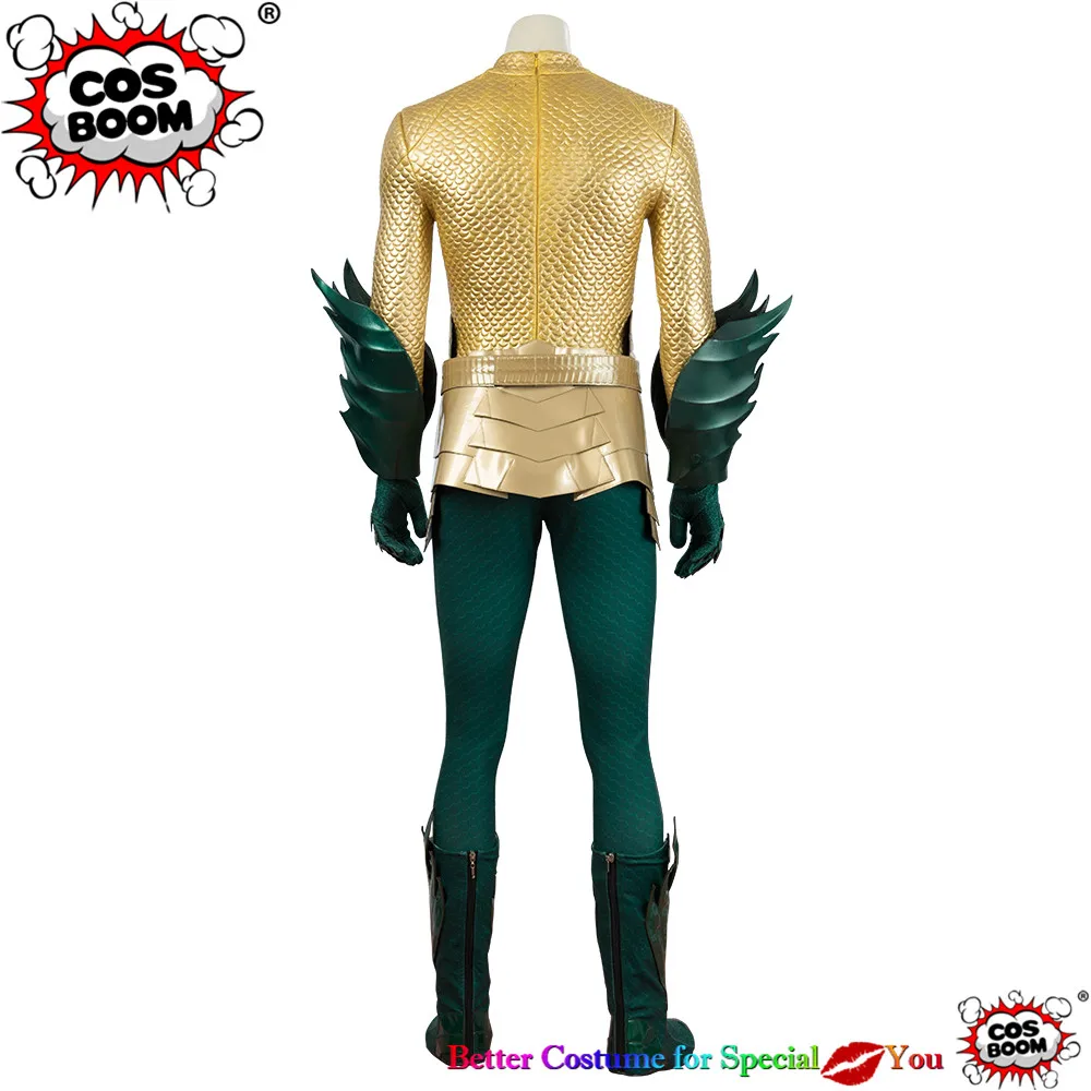Костюм COSBOOM Aquaman для взрослых мужской Карнавальный костюм супергероя на Хэллоуин