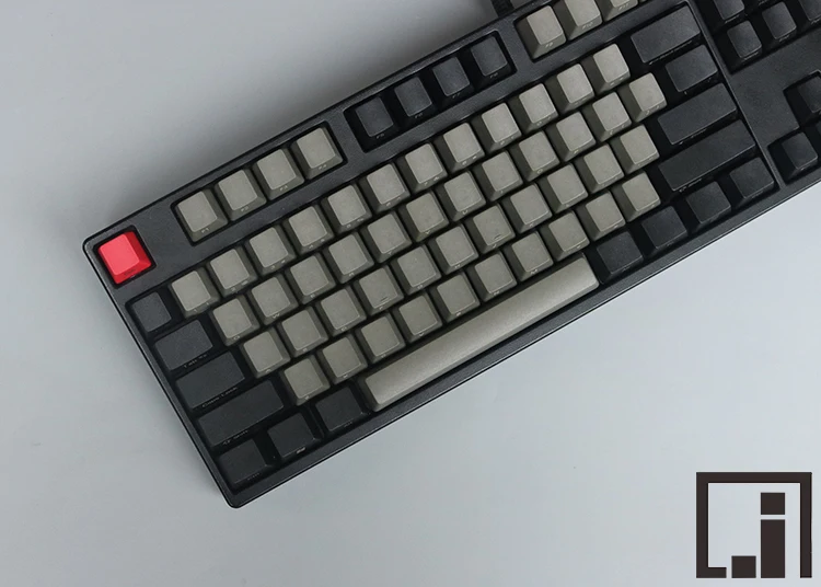 Механическая клавиатура с клавишами PBT black Dolch cherry mx OEM 104 для покера 60% принтом