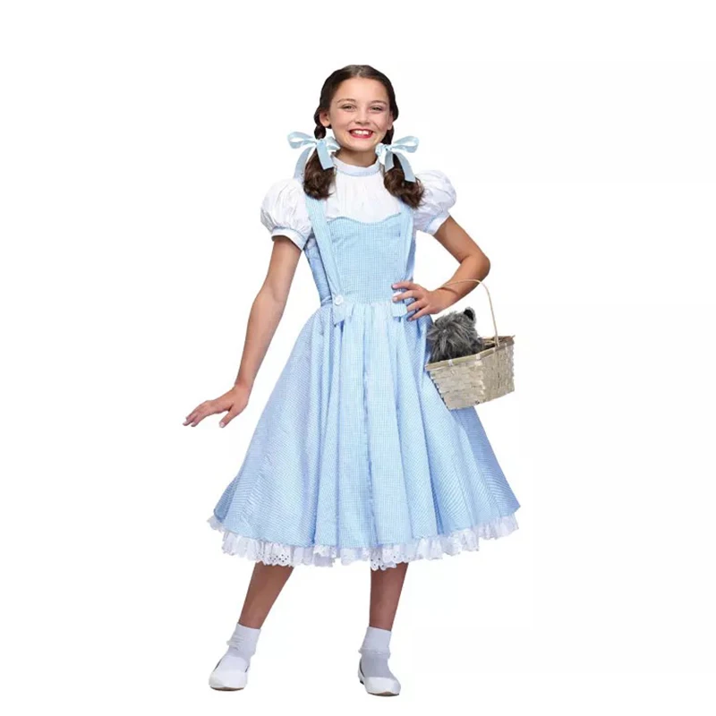 С персонажами мультфильма Волшебник страны Оз Dorothy костюм платье с цветочным