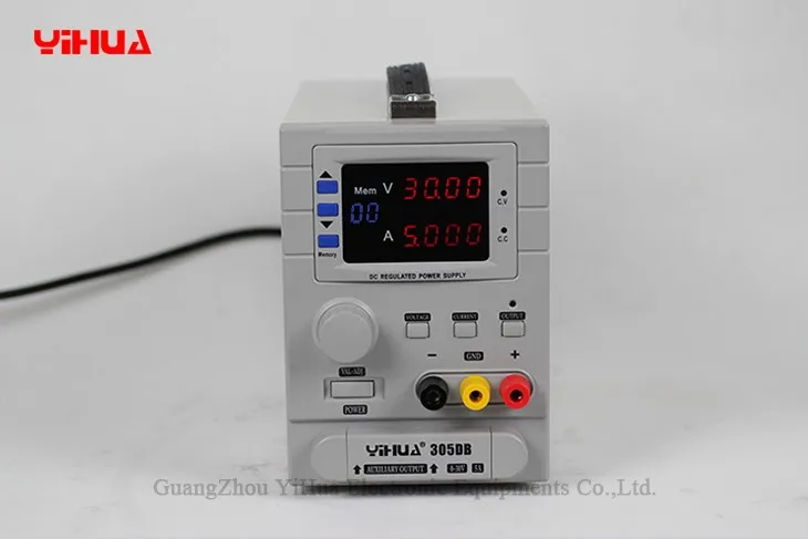 YIHUA 305DB лабораторный блок питания регулируемый цифровой светодиодный импульсный источник питания 0,01 V 0.001A регулятор напряжения питания постоянного тока