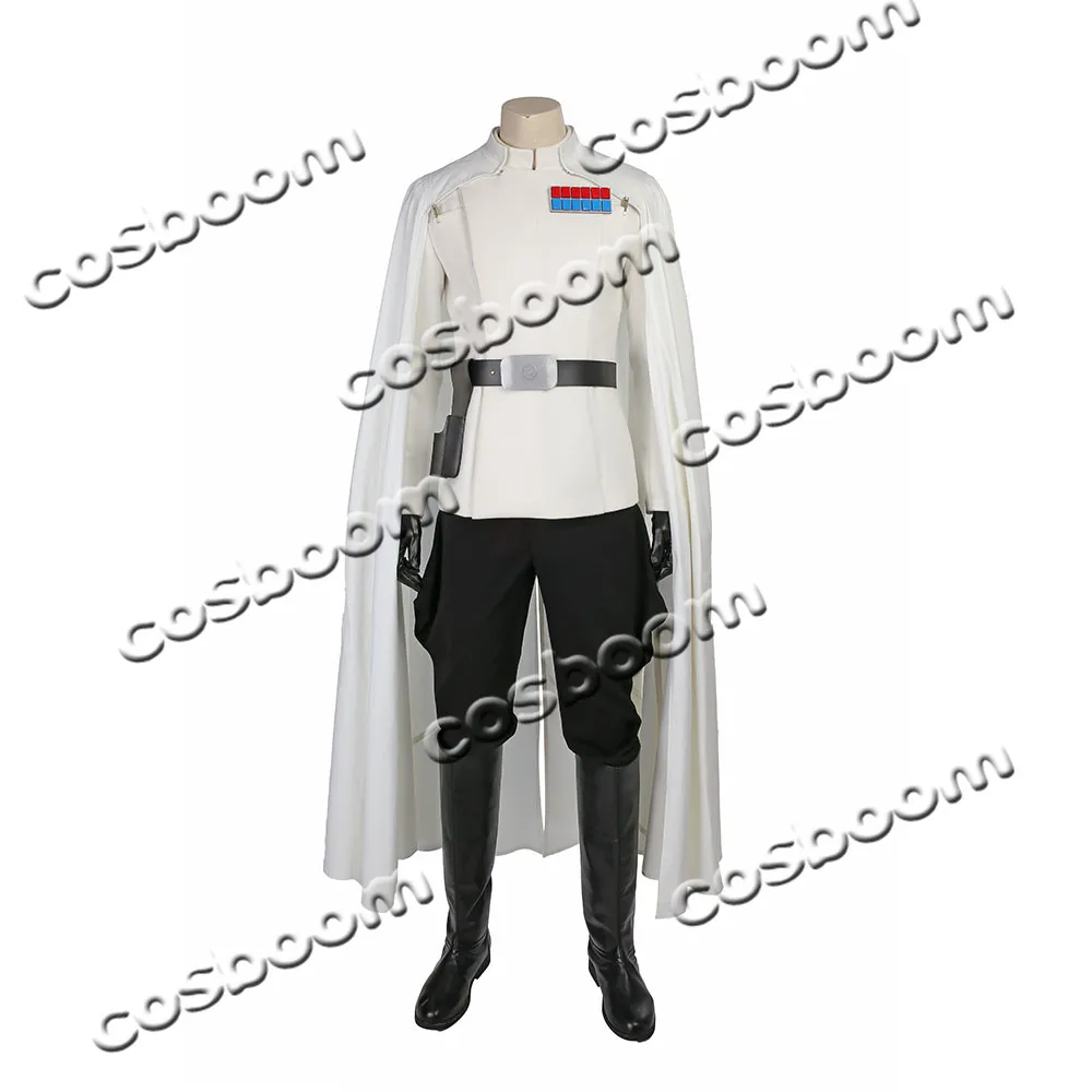 COSBOOM Звездные Войны Имперский офицер Равномерное Костюм Rouge One A Star Wars Story Орсон Krennic костюм Для мужчин Хэллоуин костюм