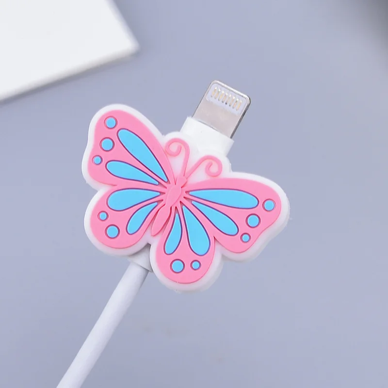 Новинка защита кабеля серии насекомых для iphone 8 7 6 5 USB передачи данных Аксессуары