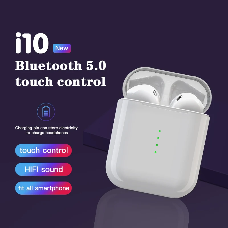 Wearpai i10 TWS мини Bluetooth гарнитура 5 0 беспроводные наушники Спорт сенсорное