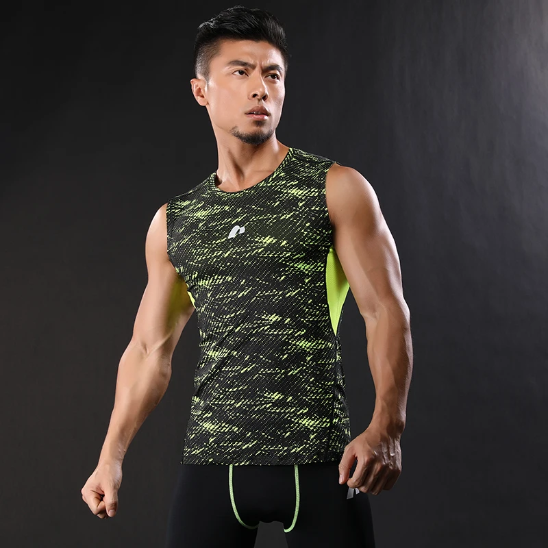 Новинка 2018New для мужчин Pro Quick Dry Workout Gymming Tank Top Tee Sporting Runs Yogaing Compress Fitness Exercise teets Clothing