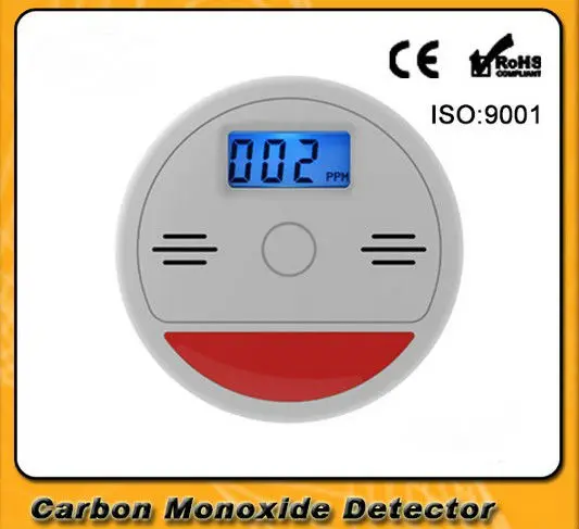 

SmartYIBA LCD Carbon Monoxide Poisoning Alarm System Independent CO Poisoning Gas Warning Alarm Sensor CO Detector