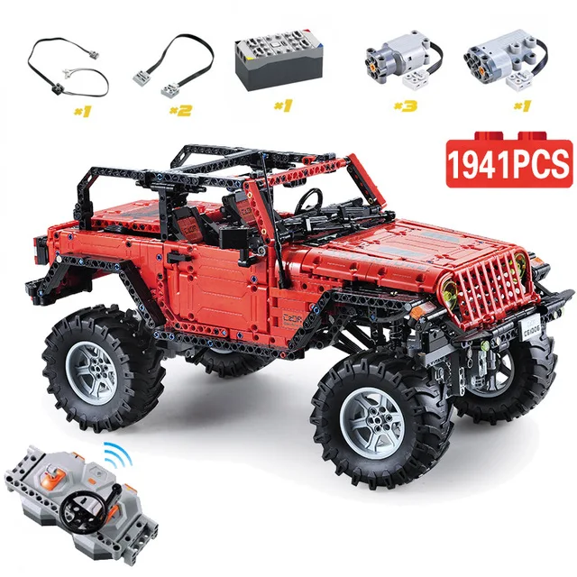 RC автомобиль авантюрист кирпичи Совместимость с Technic модель строительные блоки мальчики подарки дистанционное управление игрушки для детей