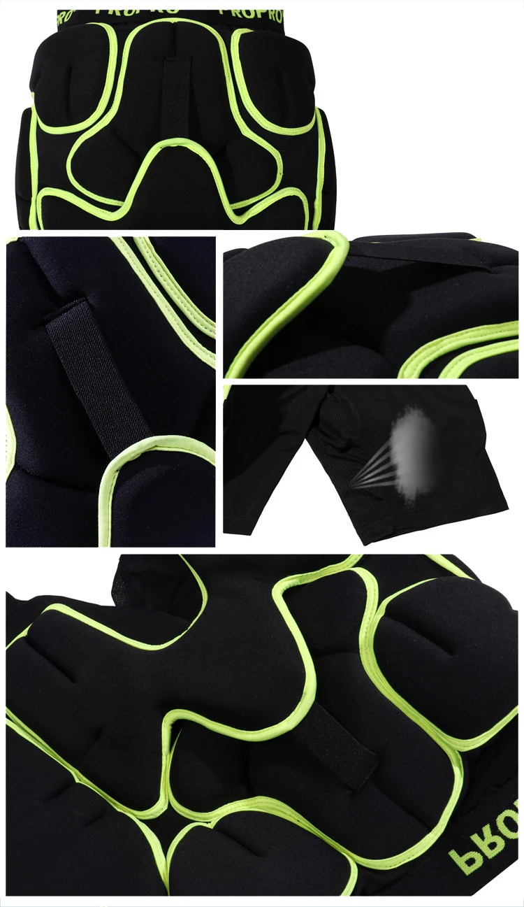 PROPR Motorcycle Shorts Outdoor Sports Shorts Hip Pad Protector Ski Snowboard Skate Pants Moto Armor Shorts Mat Protection