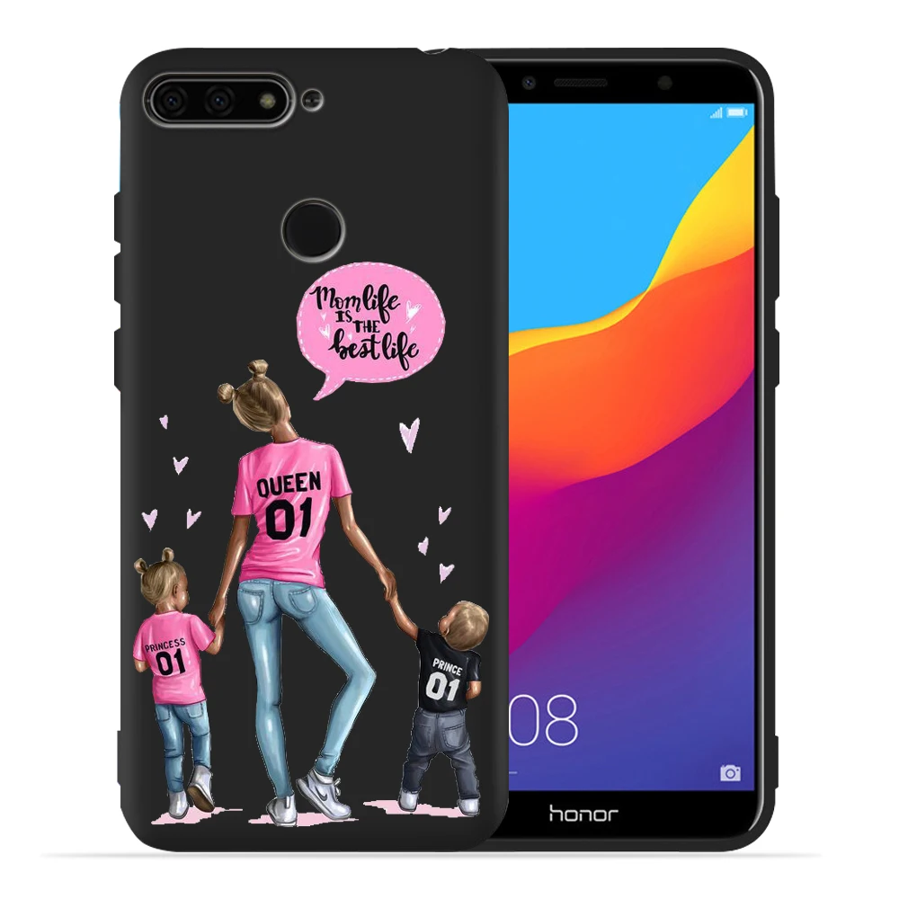 05 Чехол для Huawei Honor 10 Lite, Модный чехол Super Mom, милый детский чехол для Honor 9 Lite 10 9 8 8x 8c 8 Lite, защитный чехол Etui - Цвет: 05