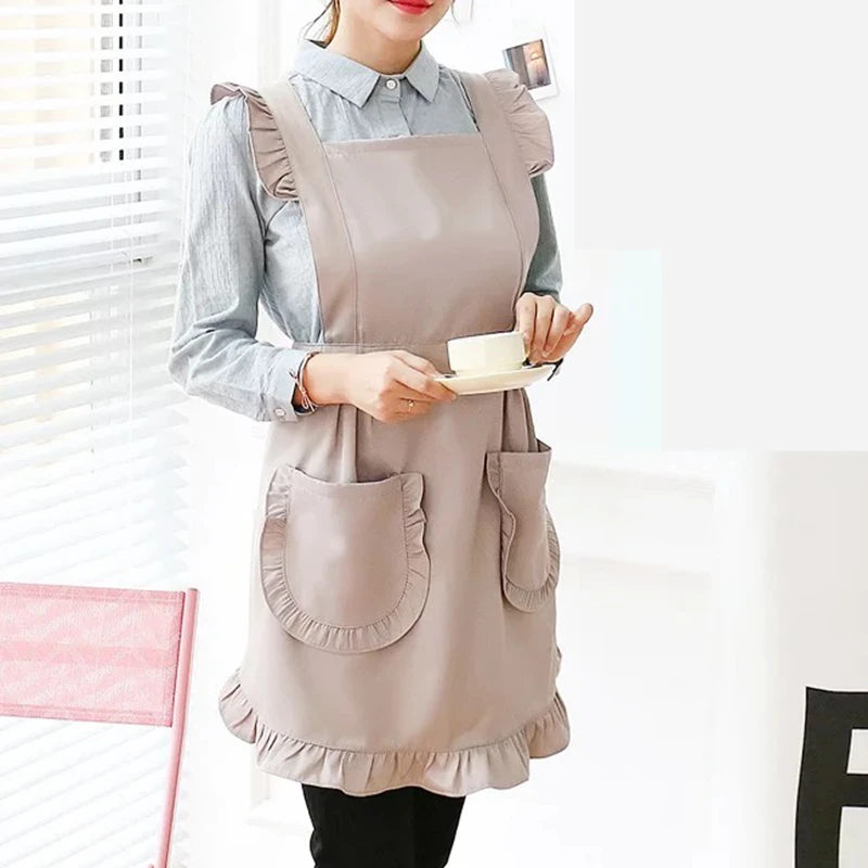 Краткое Скандинавское фартук с защитой от ветра цветочный кухонный юбка в