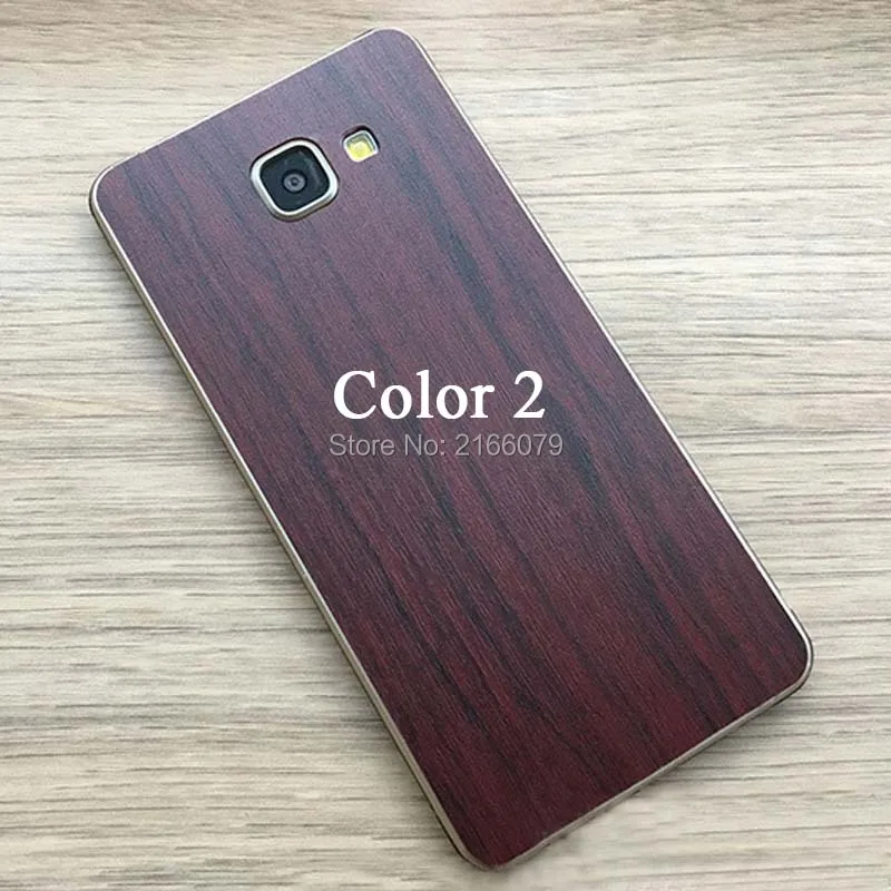 For Samsung Galaxy A5 A7 A9 (2016) A510 A710 Full Body Cover 3D Imitation Wood Grain Protection Skin Decal Sticker (Not a Case) |