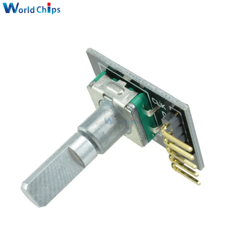 Diymore KY-040 360 градусов Поворотный модуль кодировщика с 15 × 16,5 мм Вращающаяся ручка потенциометра крышка для Arduino переключатель датчика кирпича