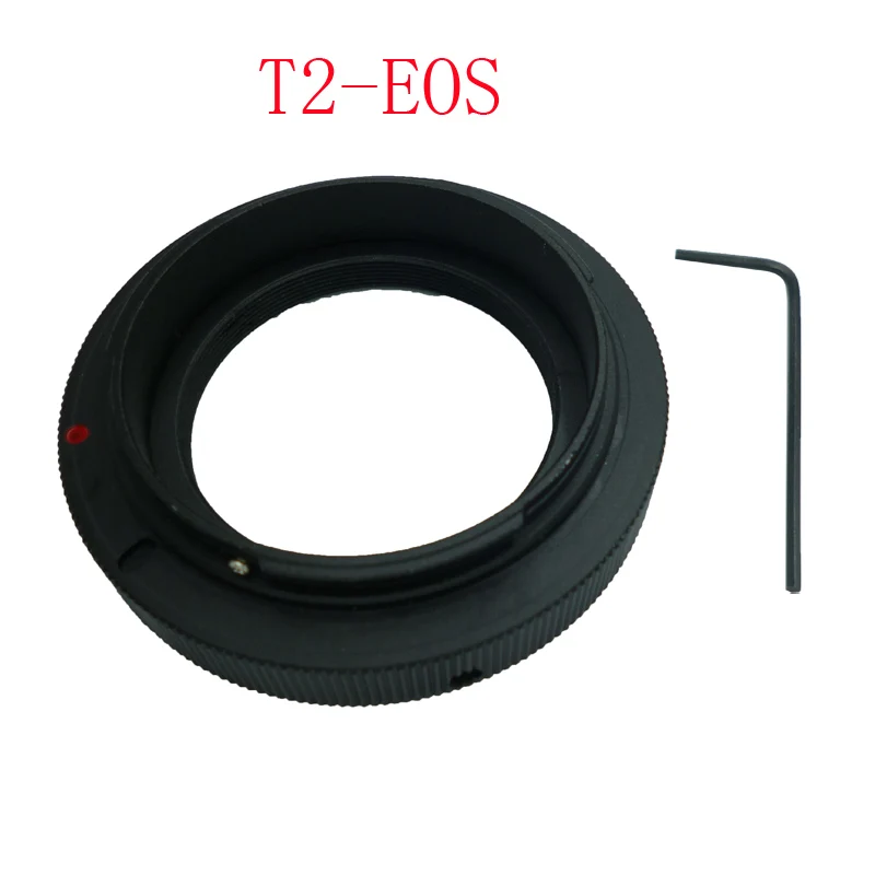 T2 T Mount to For Canon-EOS T2-EOS Ring Lens Adapter 5D 7D 50D 60D 550D 500D 600D 700D 1000D 1200D T5i T4i T3i T2i T1i | Электроника