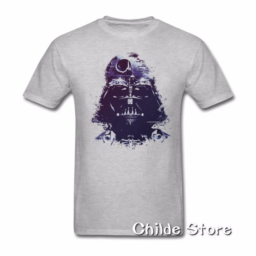 2018 Новая летняя забавная Футболка Дарт Вейдер Звездные войны Серия хлопок