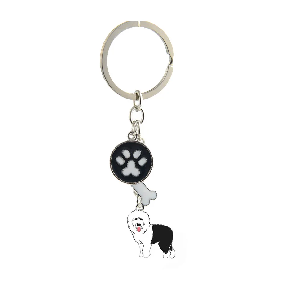 Брелок для ключей Flyingforest с подвеской в виде собаки|bag charm|charm keychainfashion keychain |
