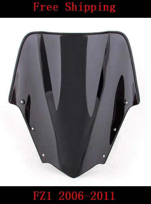 

For Yamaha FZ1 2006-2011 motorcycle Double bubble windshield windscreen black