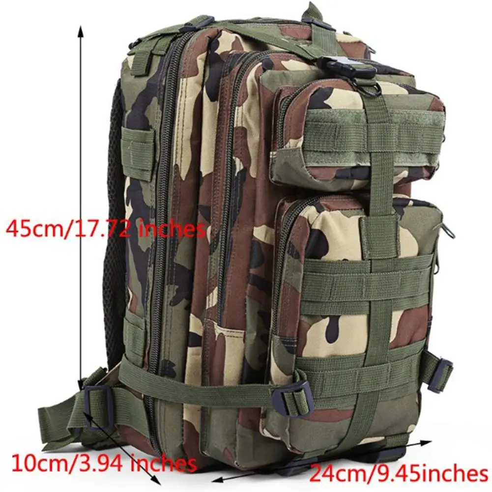 

Mounchain 25L Military Tactical Backpack Waterproof Outdoor Oxford Shoulder Bag for Camping Hiking Trekking