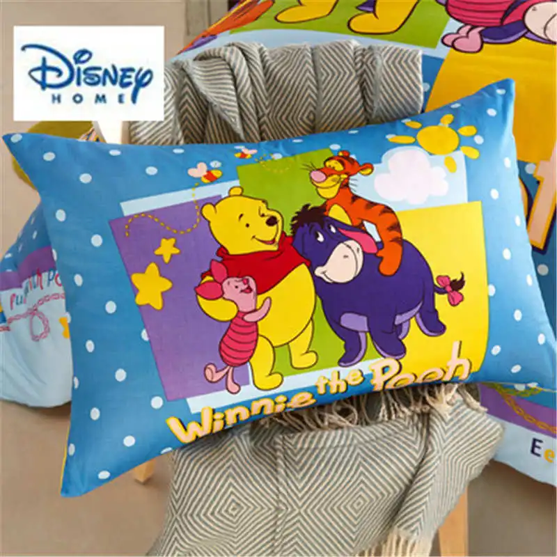 Disney Винни-Пуха Подушка Чехол для мальчиков от 1 шт хлопок Дети 48*74 см декоративная наволочка для Подушки Шамс номер мультфильм 3d печатных постельное белье для девочек