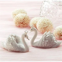 2017 new casamento creative swan wedding place card holders wedding party decoration wedding centerpieces table decoration