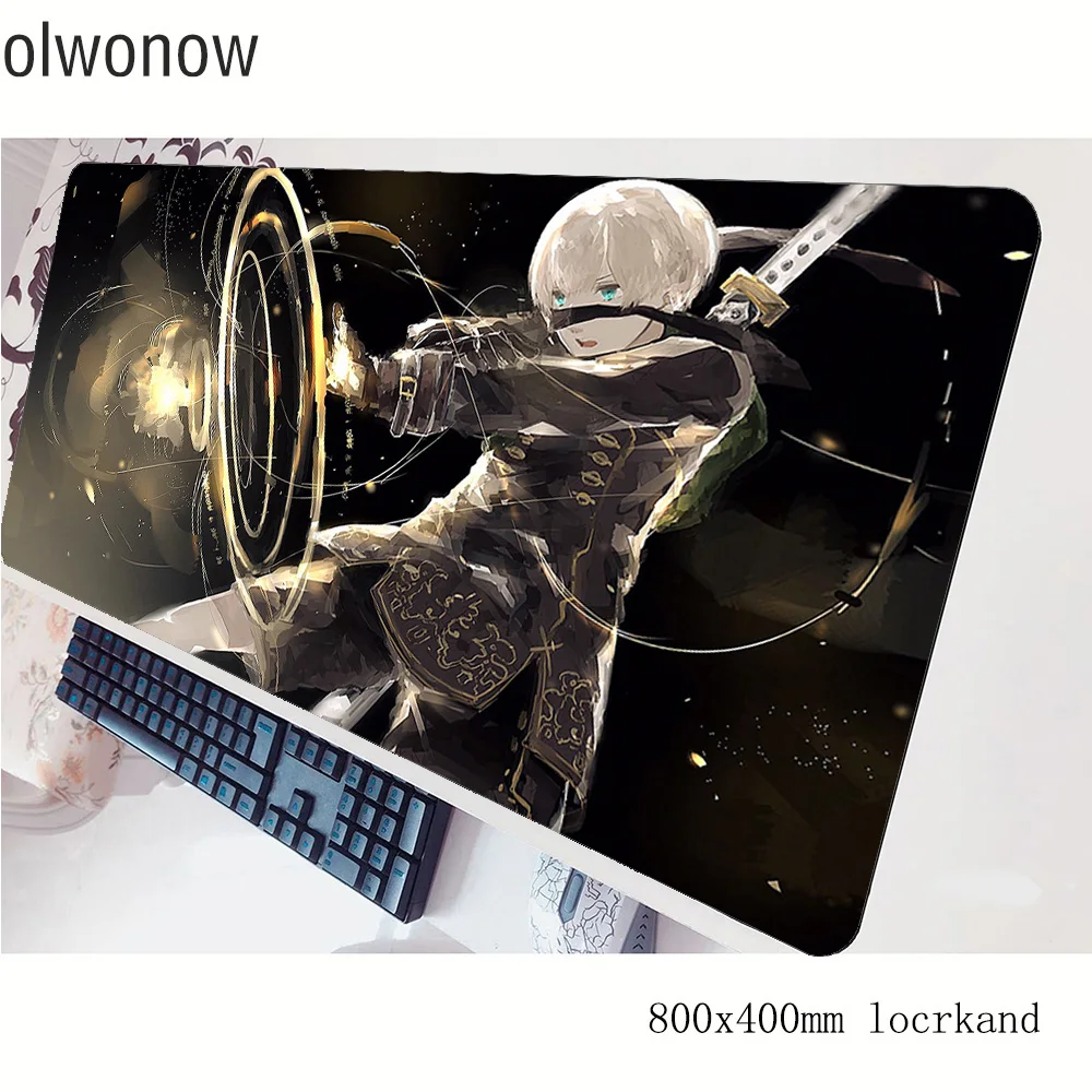 Коврик для мыши nier геймер 80x40 см игровой коврик Xl notbook Настольный гаджет padmouse игры