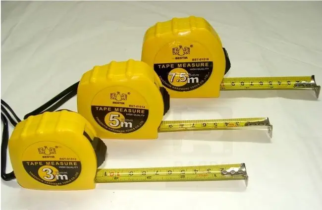 Высококачественная желтая стальная 19 мм ширина 5 м Выдвижная линейка рулетка