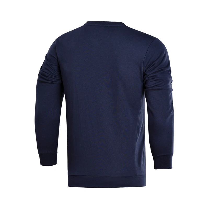 Li-Ning мужской тренировочный базовый вязаный Топ свитер Классический крой