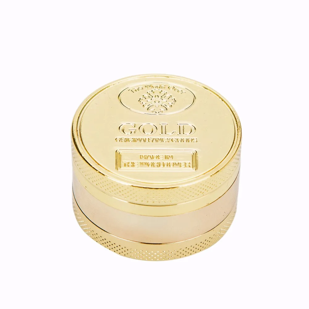 Новейший Благородный Золотой 4-слойный цинковый сплав диаметр 3 8 см шлифовальный