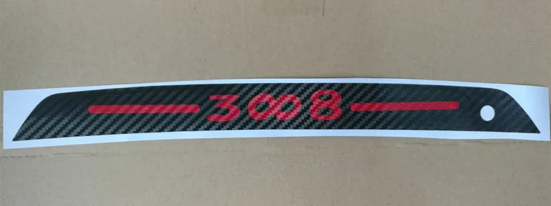 Наклейки и наклейки из углеродного волокна стоп сигнал с высоким креплением