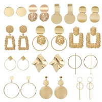 fashion statement earrings 2020 big geometric earrings for women hanging dangle earrings drop earing modern jewelry