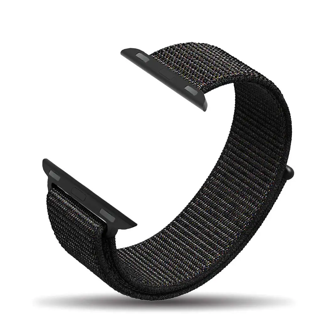 Спортивная петля ремешок для Apple watch band 42 мм 38 iWatch 4 44 40 Нейлоновый Ремешок Браслет 3