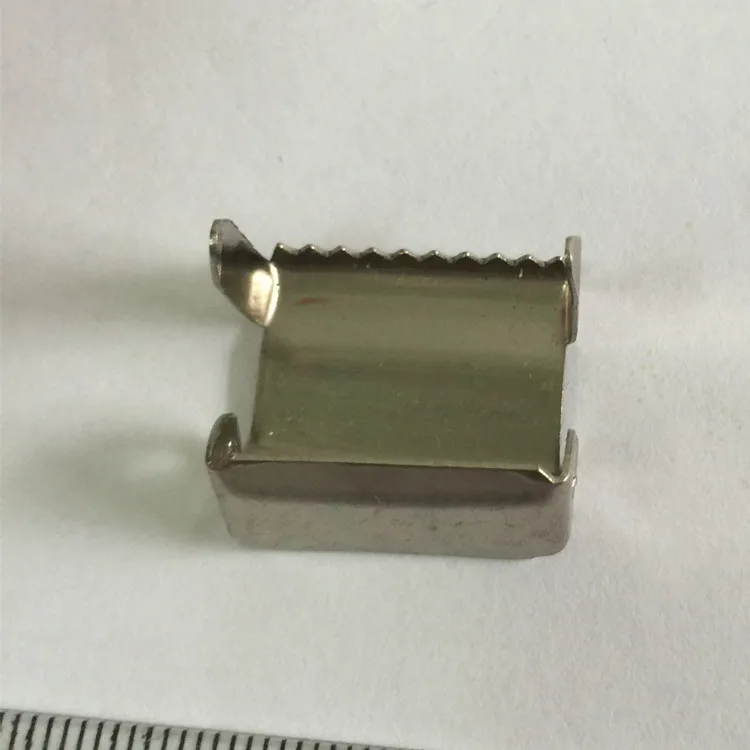 Подтяжки для пустышек серебристые металлические 25 мм зажимы лент Набор